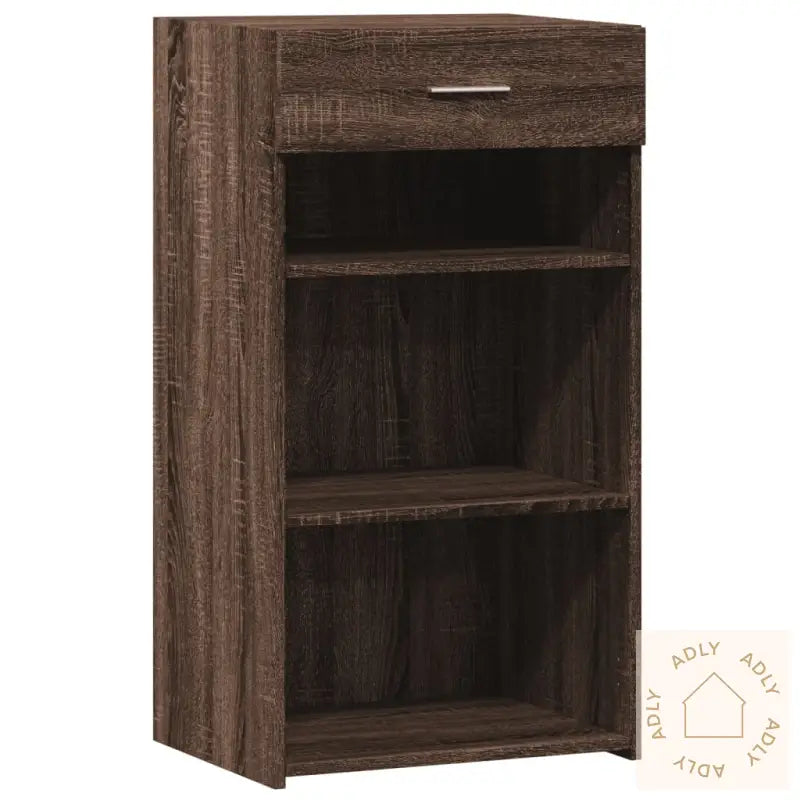 Skjenk Brun Eik 50X42,5X93 Cm Konstruert Tre