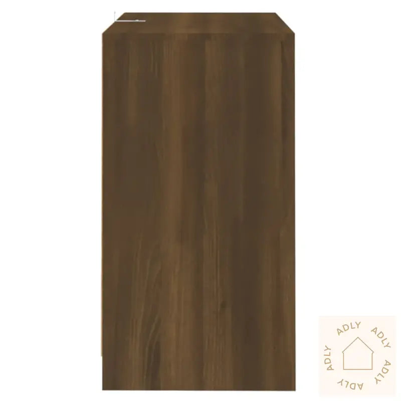 Skjenk Brun Eik 70X41X75 Cm Konstruert Tre