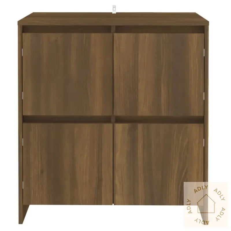Skjenk Brun Eik 70X41X75 Cm Konstruert Tre