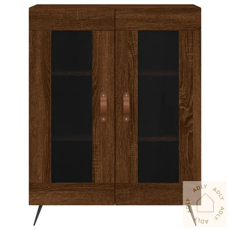 Skjenk Brun Eik 69,5X34X90 Cm Konstruert Tre