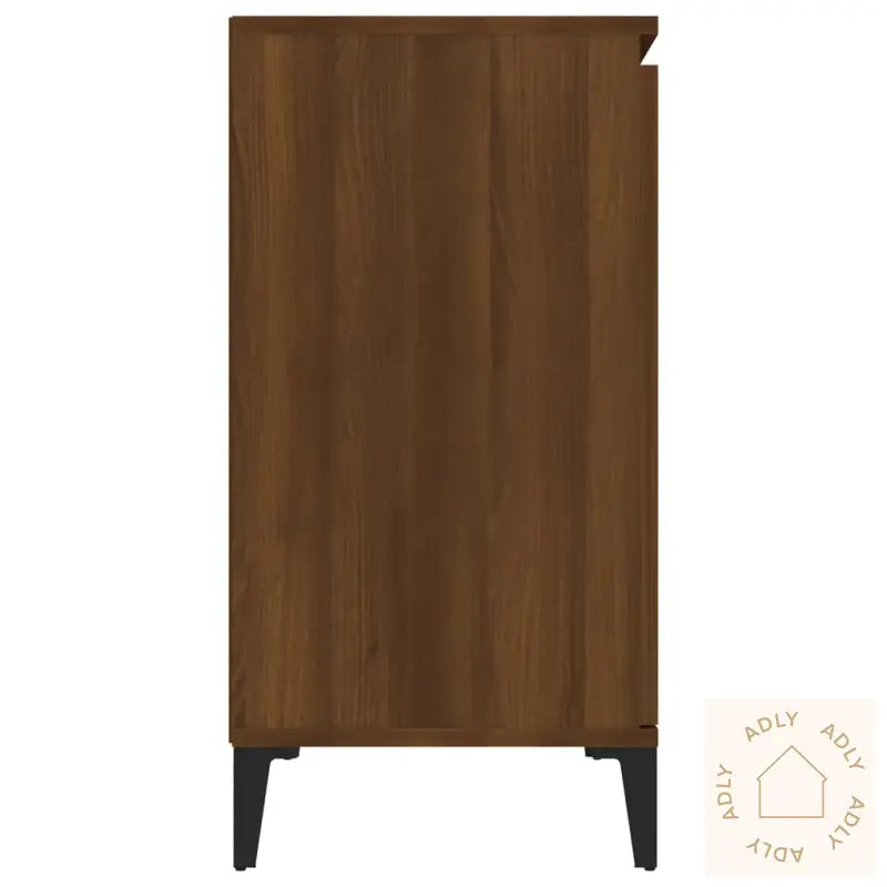 Skjenk Brun Eik 104X35X70 Cm Konstruert Tre