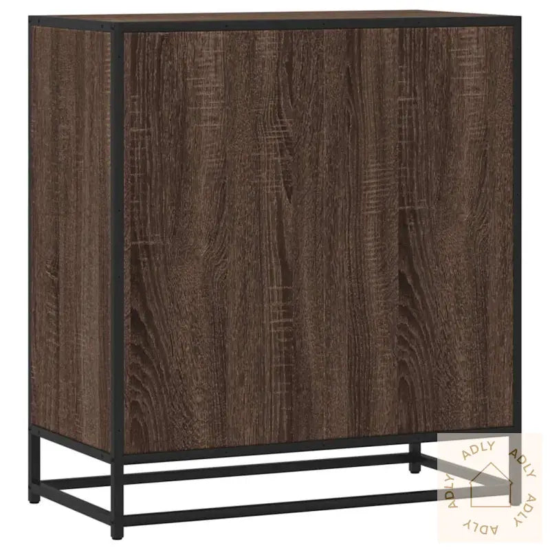Skjenk Brun Eik 68X35X76 Cm Konstruert Tre