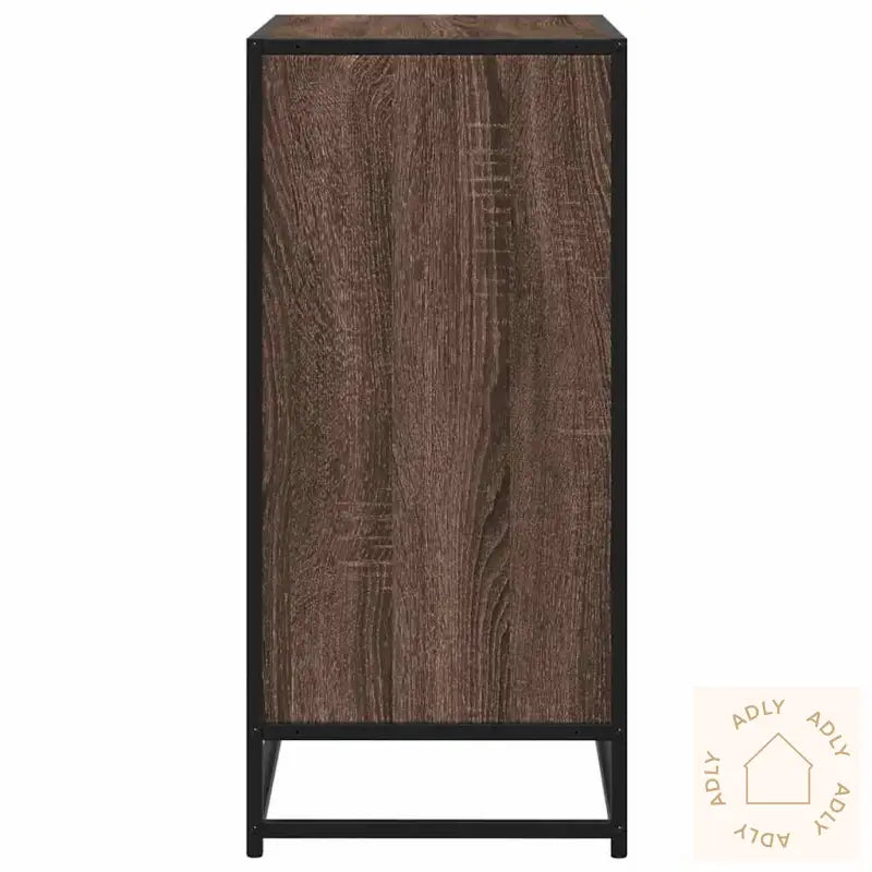 Skjenk Brun Eik 68X35X76 Cm Konstruert Tre