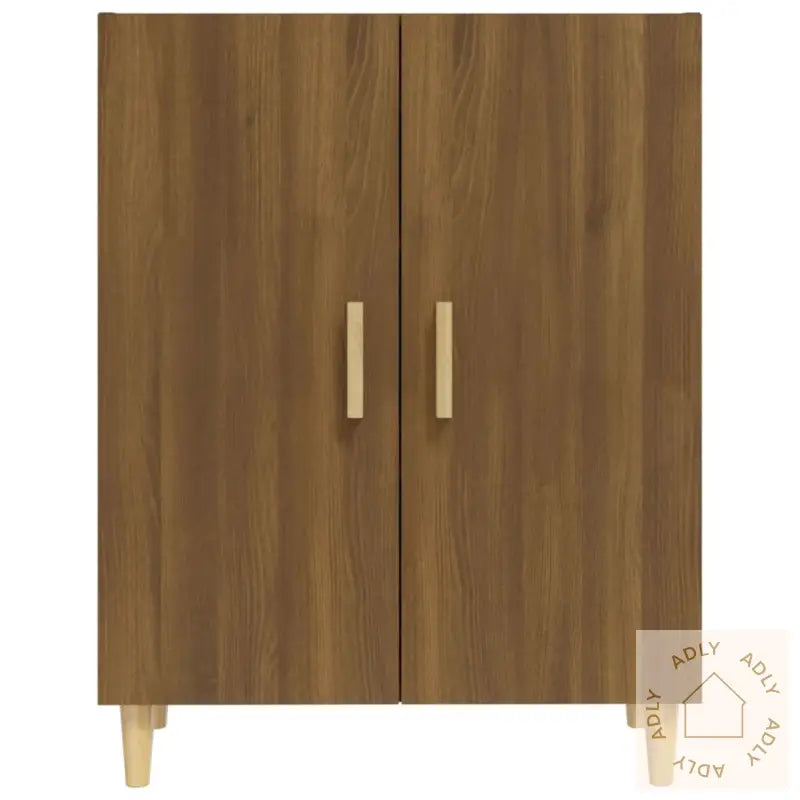Skjenk Brun Eik 70X34X90 Cm Konstruert Tre