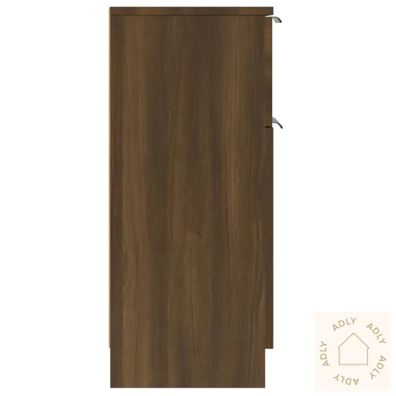 Skjenk Brun Eik 30X30X70 Cm Konstruert Tre