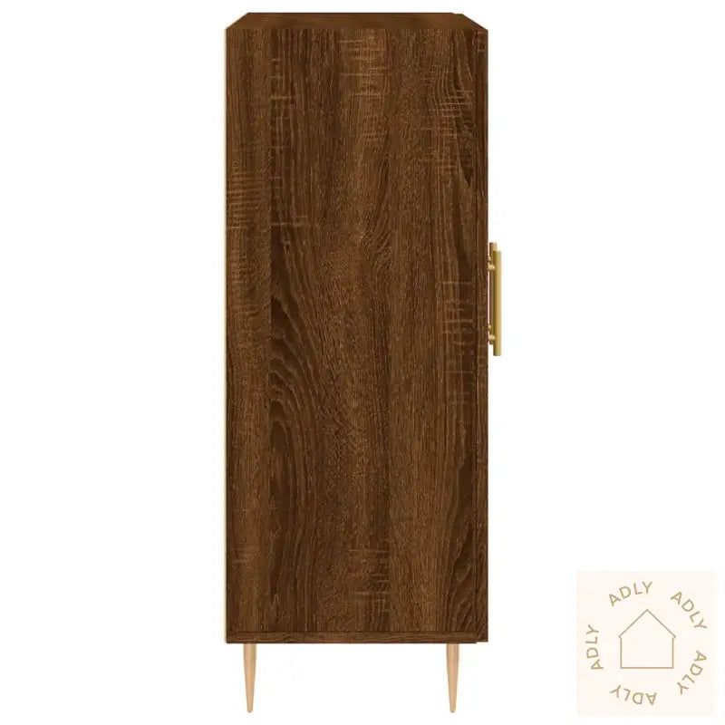 Skjenk Brun Eik 69,5X34X90 Cm Konstruert Tre