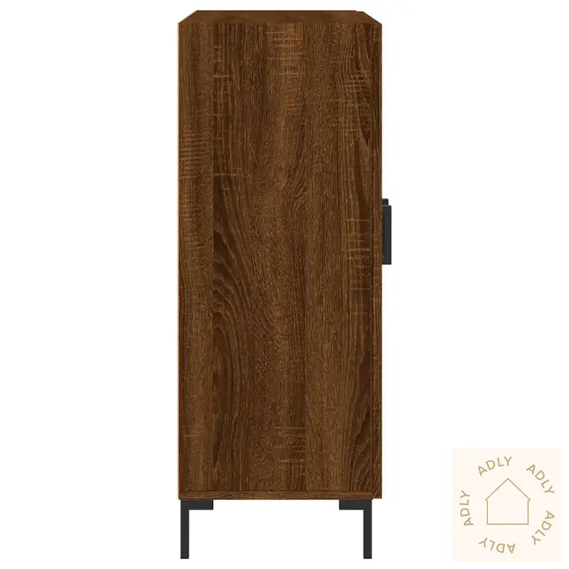 Skjenk Brun Eik 69,5X34X90 Cm Konstruert Tre