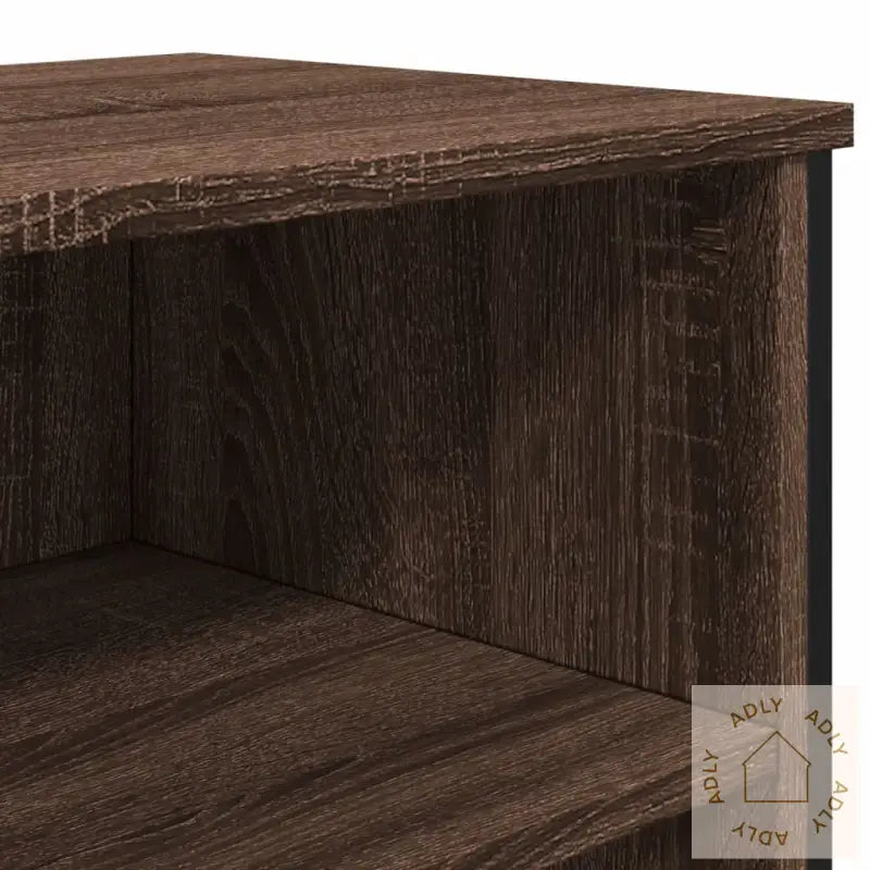 Skjenk Brun Eik 101X35,5X74,5 Cm Konstruert Tre