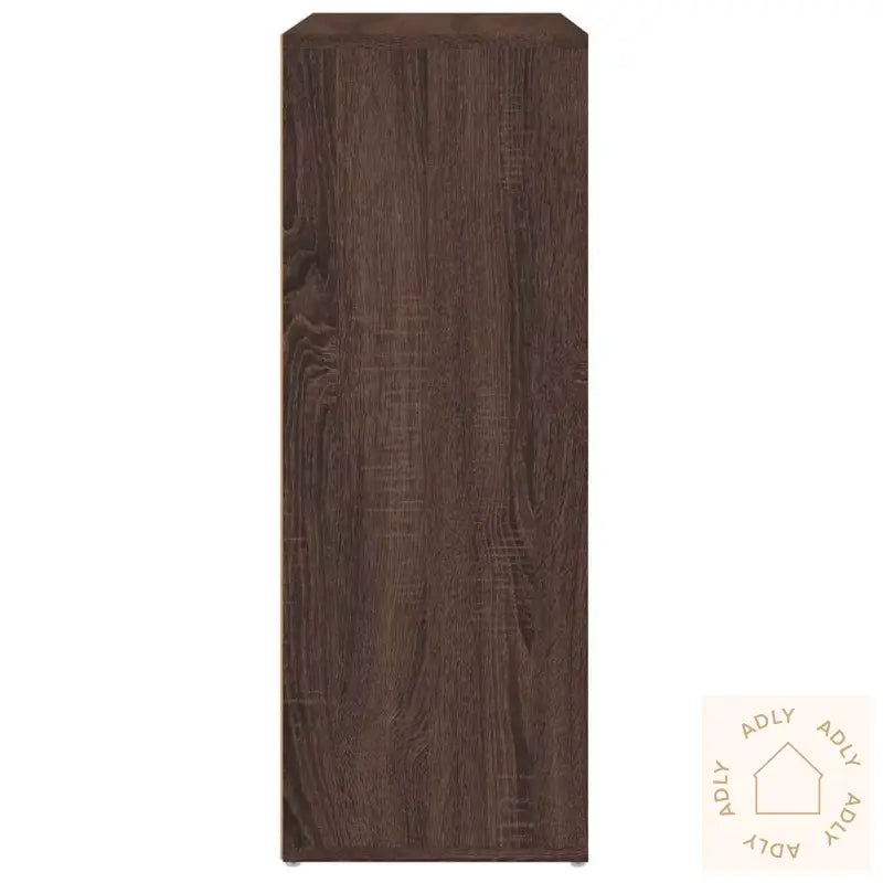 Skjenker 2 Stk Brun Eik 60X31X84 Cm Konstruert Tre