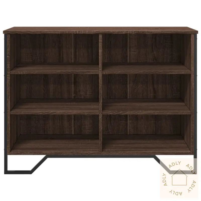 Skjenk Brun Eik 101X35,5X74,5 Cm Konstruert Tre