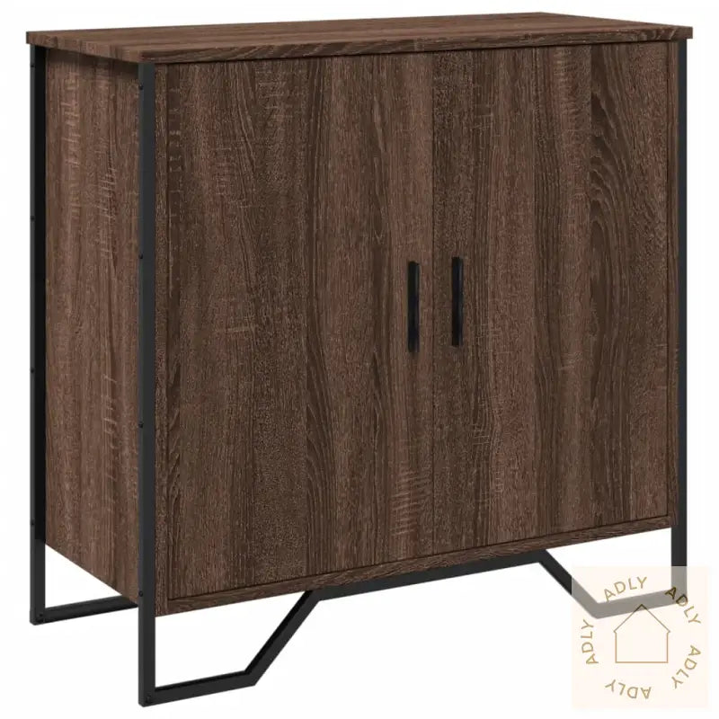 Skjenk Brun Eik 78X35,5X74,5 Cm Konstruert Tre
