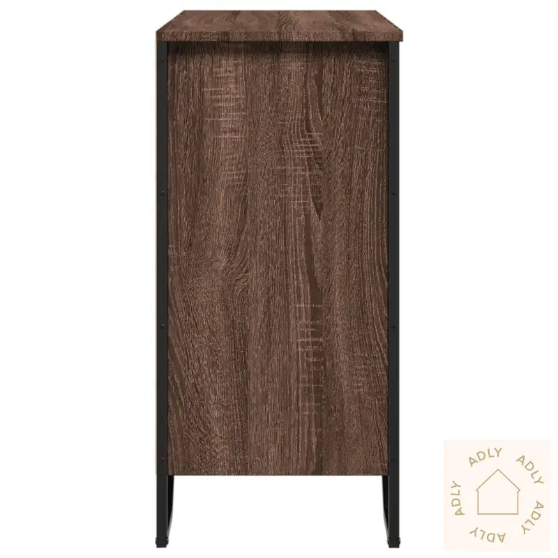 Skjenk Brun Eik 78X35,5X74,5 Cm Konstruert Tre
