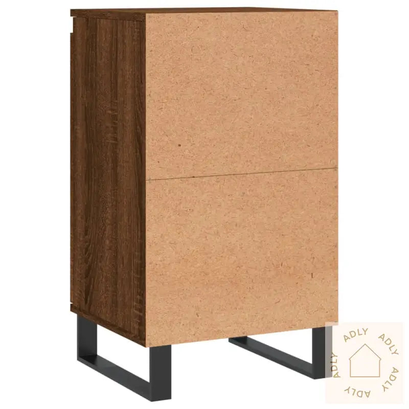 Skjenker 2 Stk Brun Eik 40X35X70 Cm Konstruert Tre