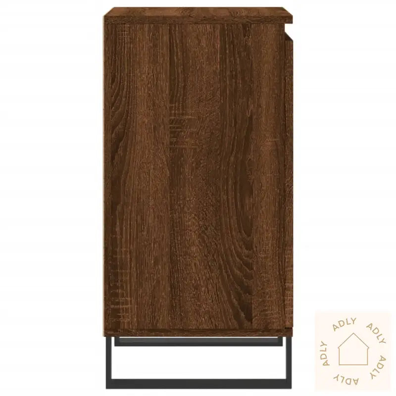 Skjenker 2 Stk Brun Eik 40X35X70 Cm Konstruert Tre