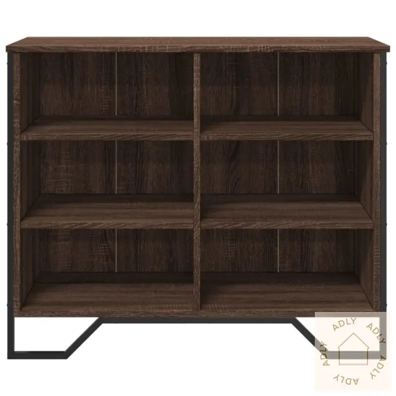 Skjenk Brun Eik 91X35,5X74,5 Cm Konstruert Tre