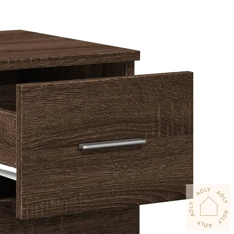 Skjenk Brun Eik 59X39X80 Cm Konstruert Tre