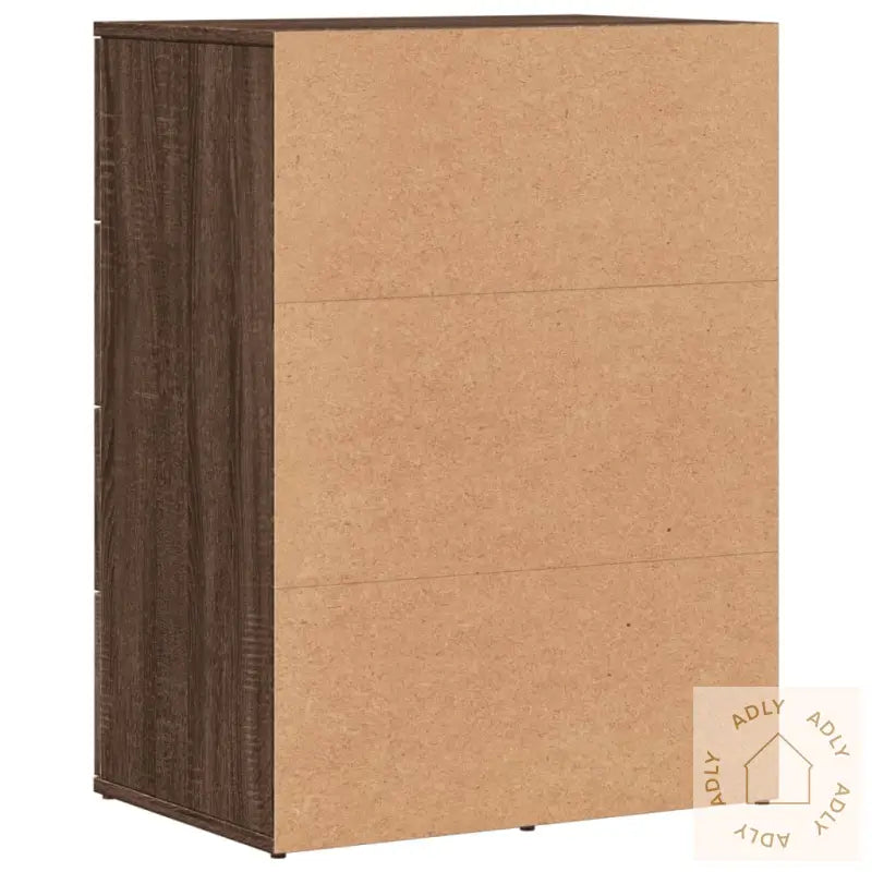 Skjenk Brun Eik 59X39X80 Cm Konstruert Tre