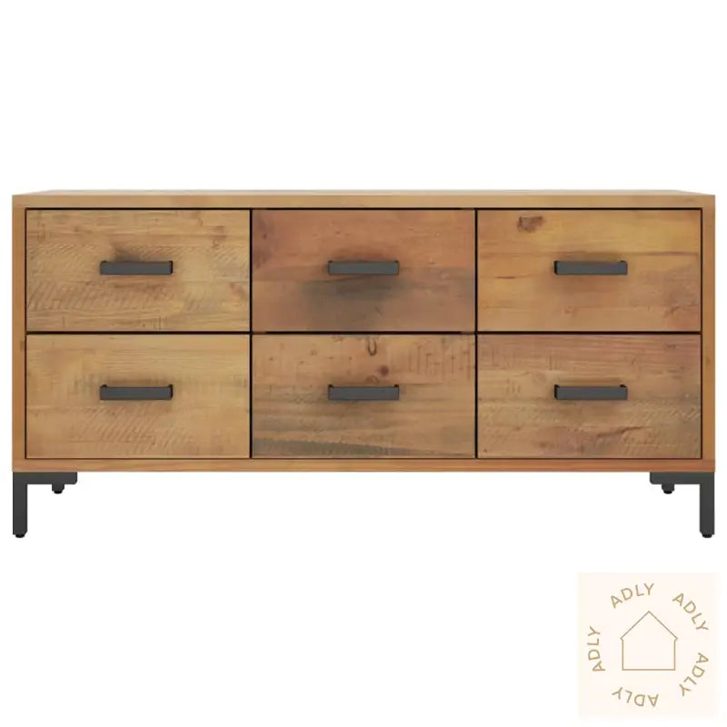Skjenken Brun 110X30X45 Cm Heltre Furu
