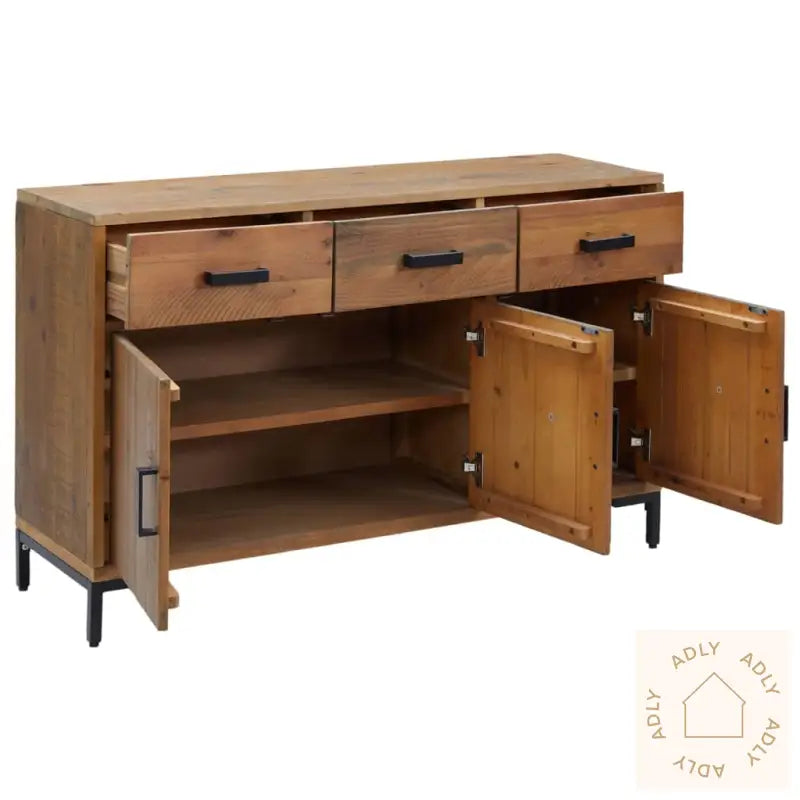 Skjenk Brun 110X35X70 Cm Heltre Furu