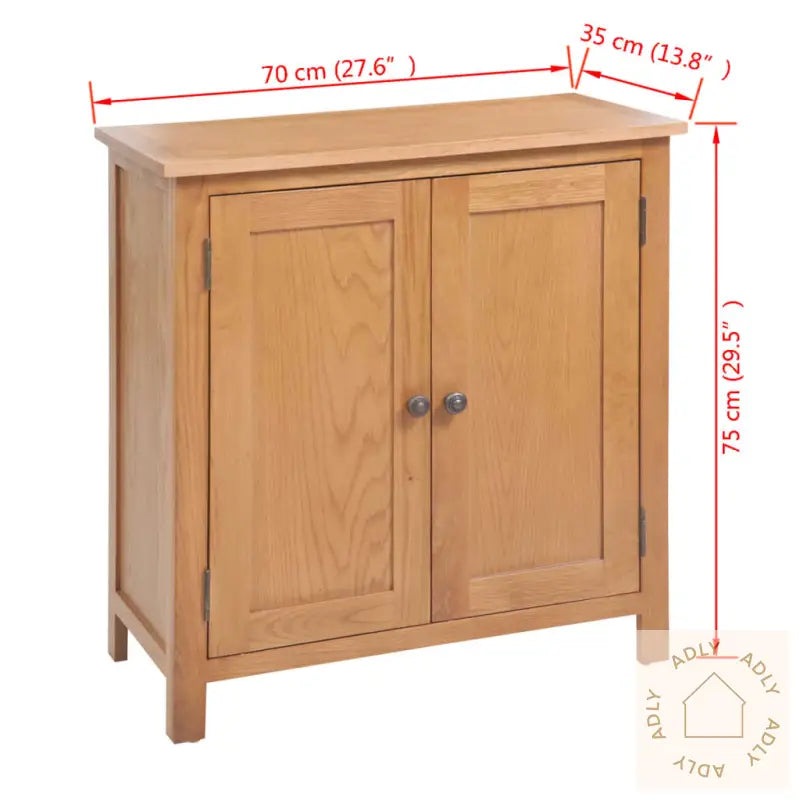 Skjenk 70X35X75 Cm Heltre Eik