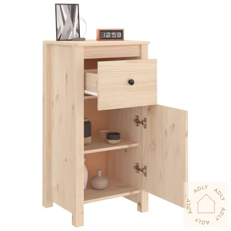 Skjenker 2 Stk 40X35X80 Cm Heltre Furu