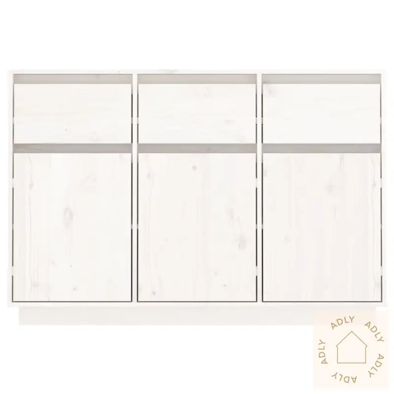 Skjenk Hvit 110X34X75 Cm Heltre Furu