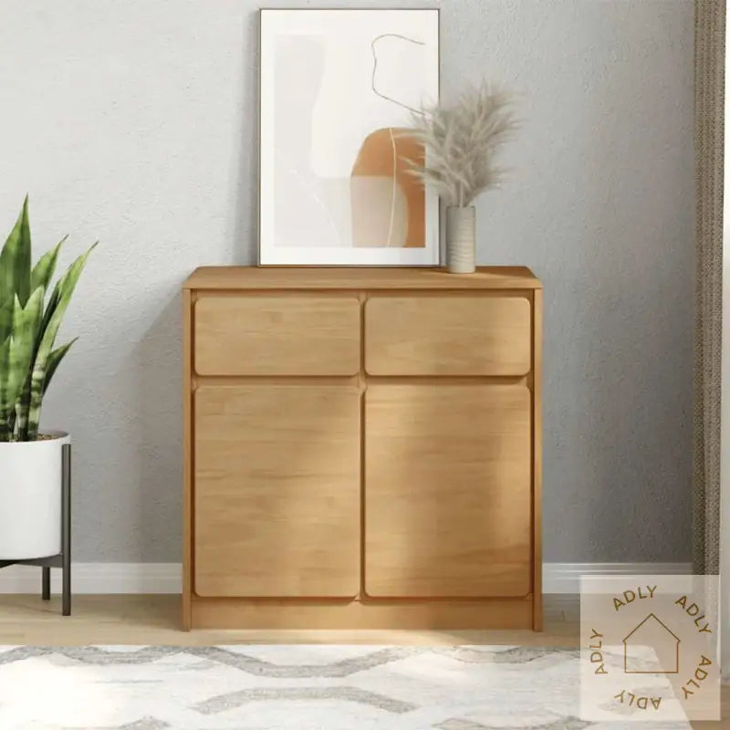 Skjenk Sauda Eik 80X43X75,5 Cm Heltre Furu
