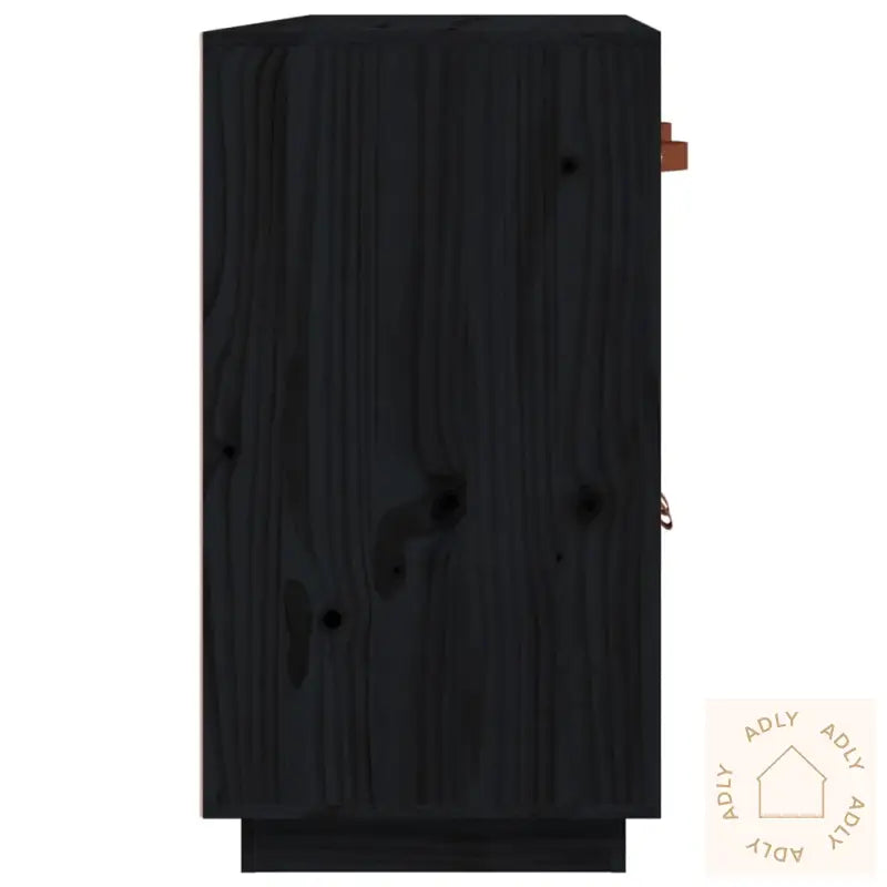 Skjenk Svart 98,5X40X75 Cm Heltre Furu