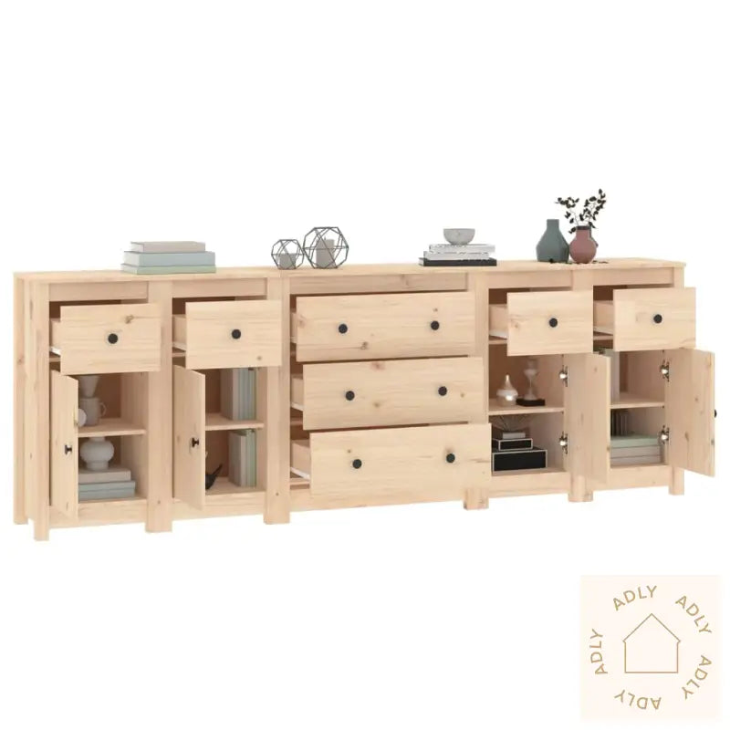 Skjenk 230X35X80 Cm Heltre Furu