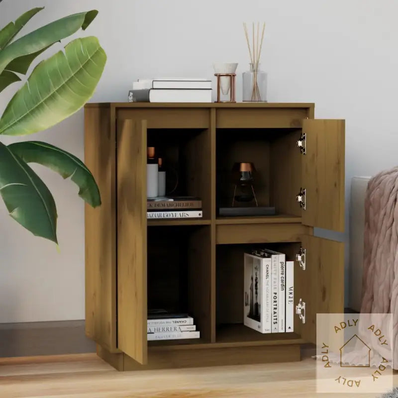 Skjenk Honningbrun 60X34X75 Cm Heltre Furu