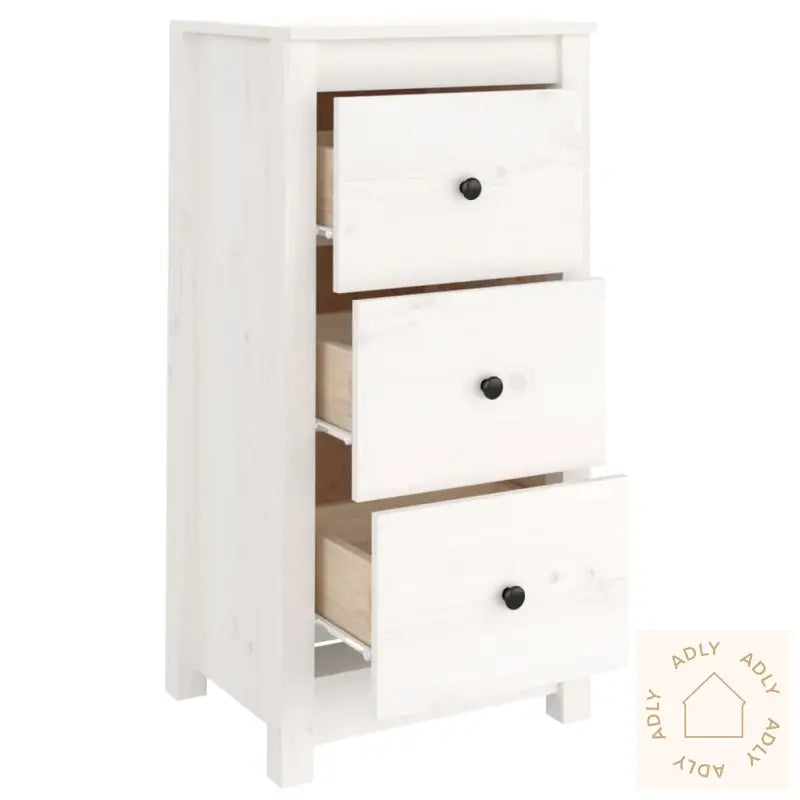 Skjenk Hvit 40X35X80 Cm Heltre Furu