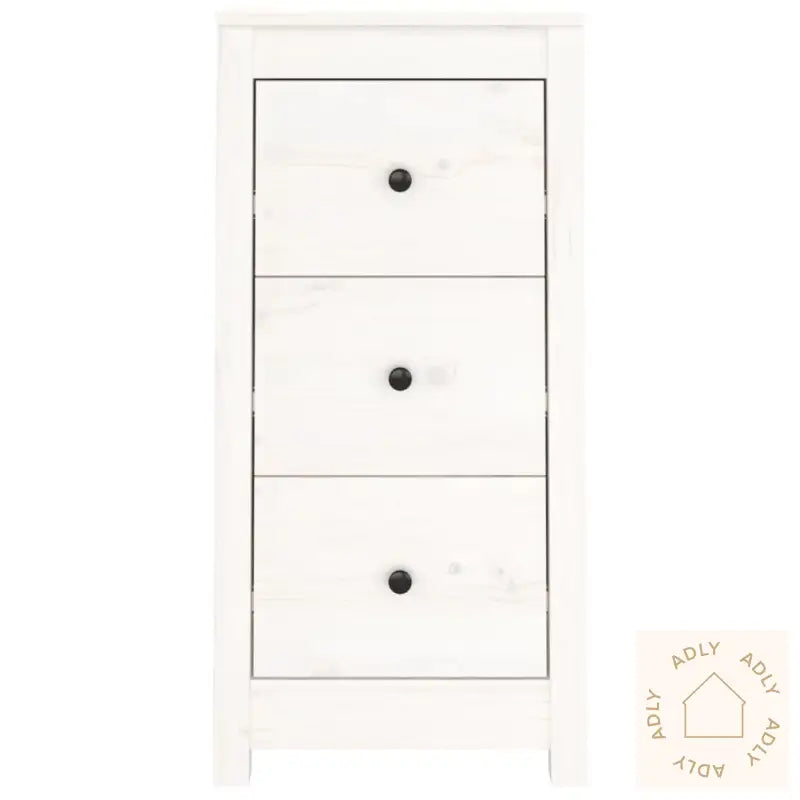 Skjenk Hvit 40X35X80 Cm Heltre Furu