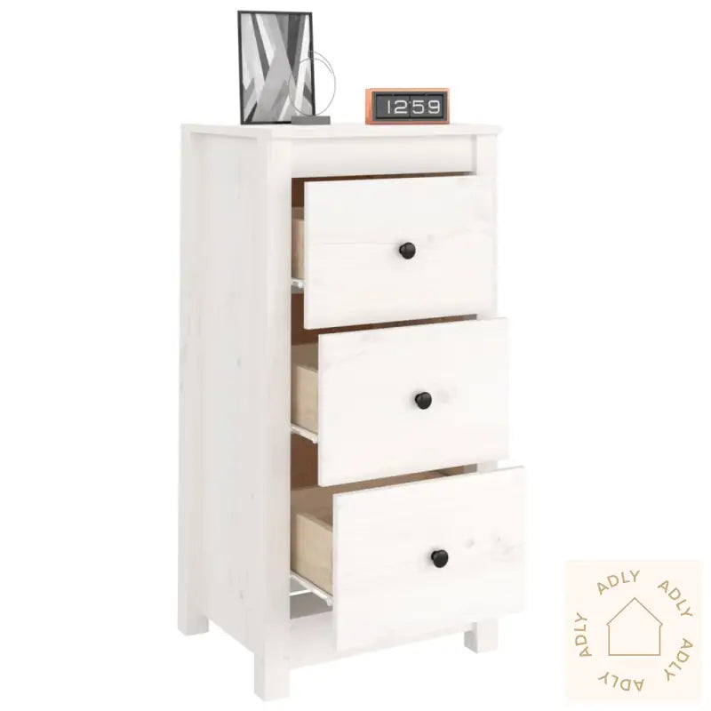 Skjenk Hvit 40X35X80 Cm Heltre Furu