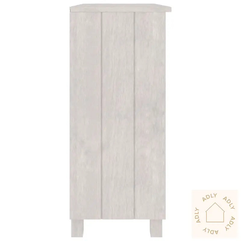 Skjenk Hamar Hvit 85X35X80 Cm Heltre Furu