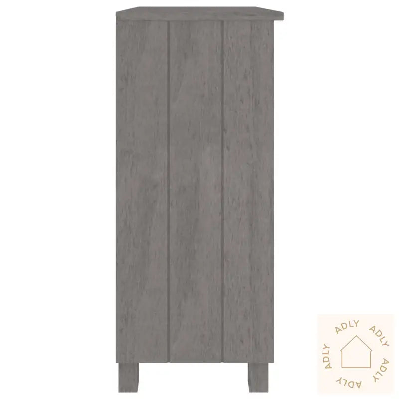 Skjenk Hamar Lysegrå 85X35X80 Cm Heltre Furu