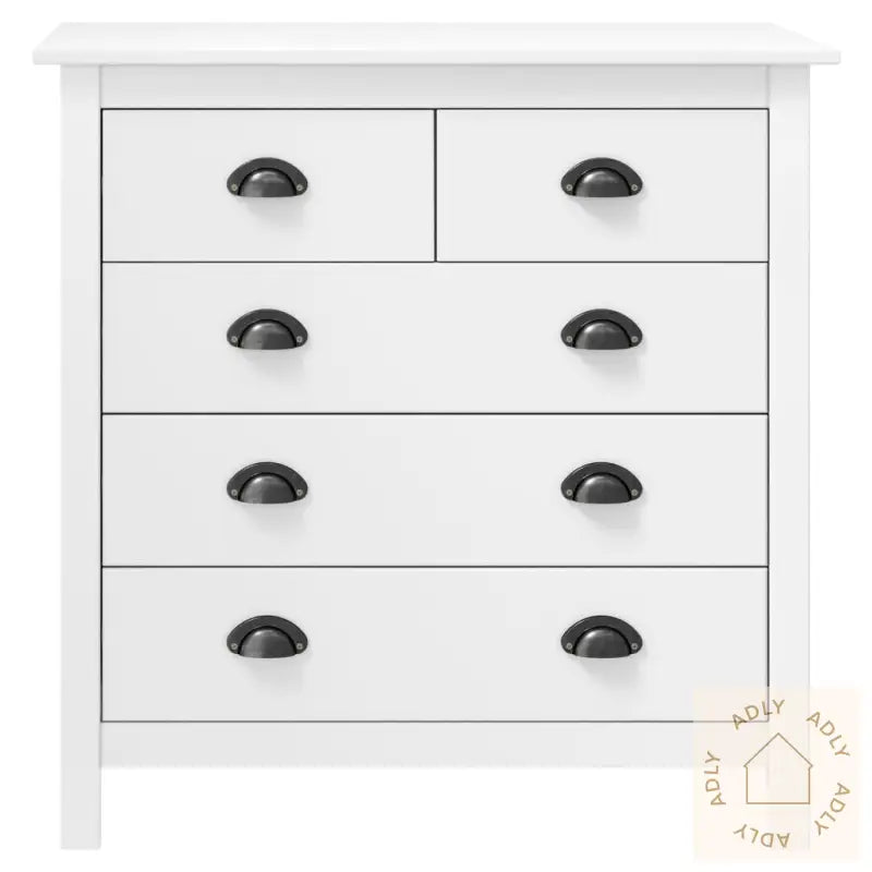 Skjenk Hill Hvit 79X40X80 Cm Heltre Furu