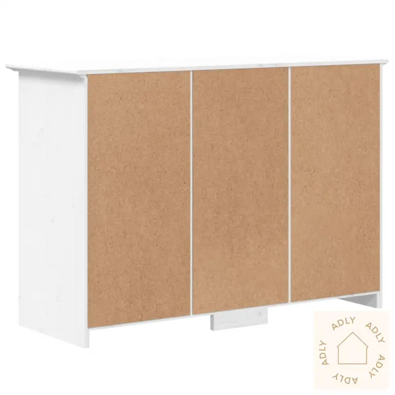 Garderobe Bodo Hvit 115,5X44X80 Cm Heltre Furu