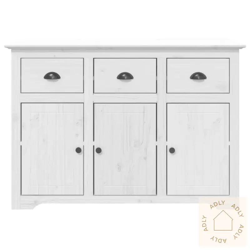 Garderobe Bodo Hvit 115,5X44X80 Cm Heltre Furu