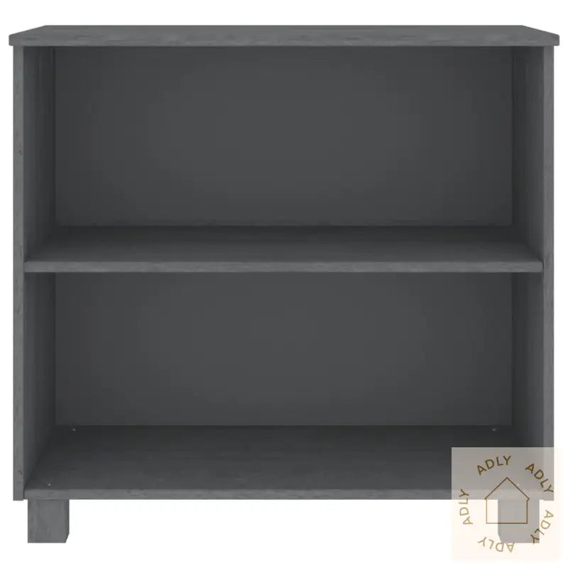 Skjenk Hamar Mørkegrå 85X35X80 Cm Heltre Furu