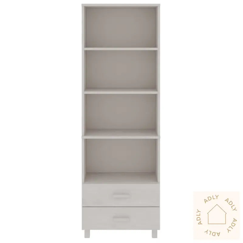 Highboard Hamar Hvit 60X35X180 Cm Heltre Furu