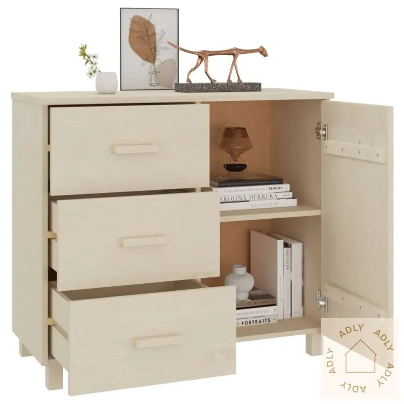Skjenk Hamar Honningbrun 90X40X80 Cm Heltre Furu