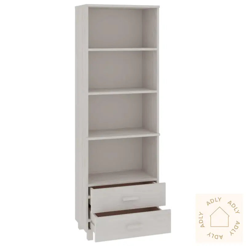 Highboard Hamar Hvit 60X35X180 Cm Heltre Furu
