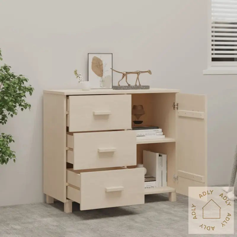 Skjenk Hamar Honningbrun 90X40X80 Cm Heltre Furu