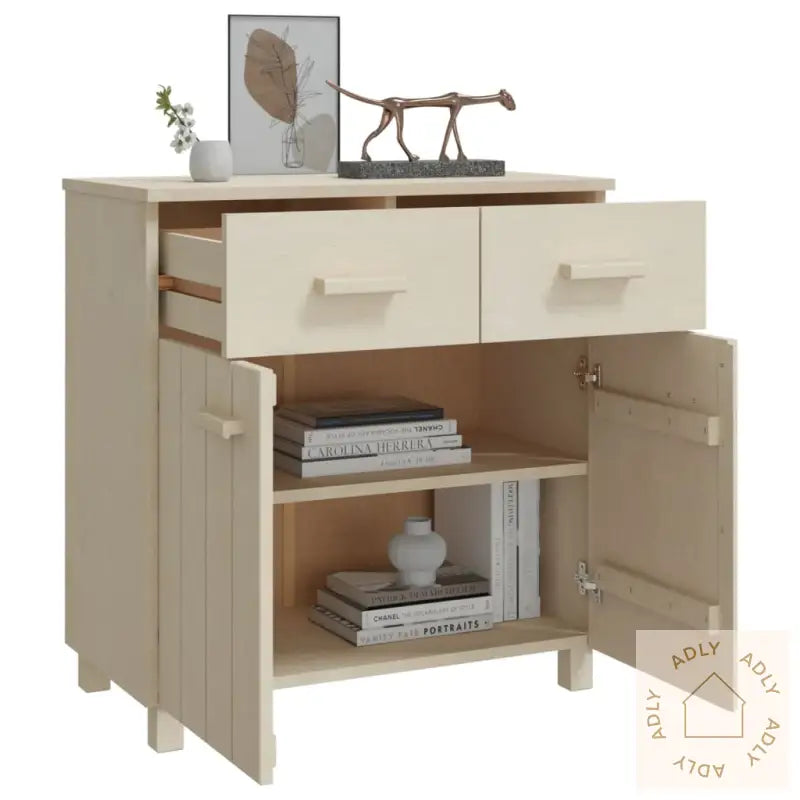 Nattbord Hamar Honningbrun 79X40X80 Cm Heltre Furu