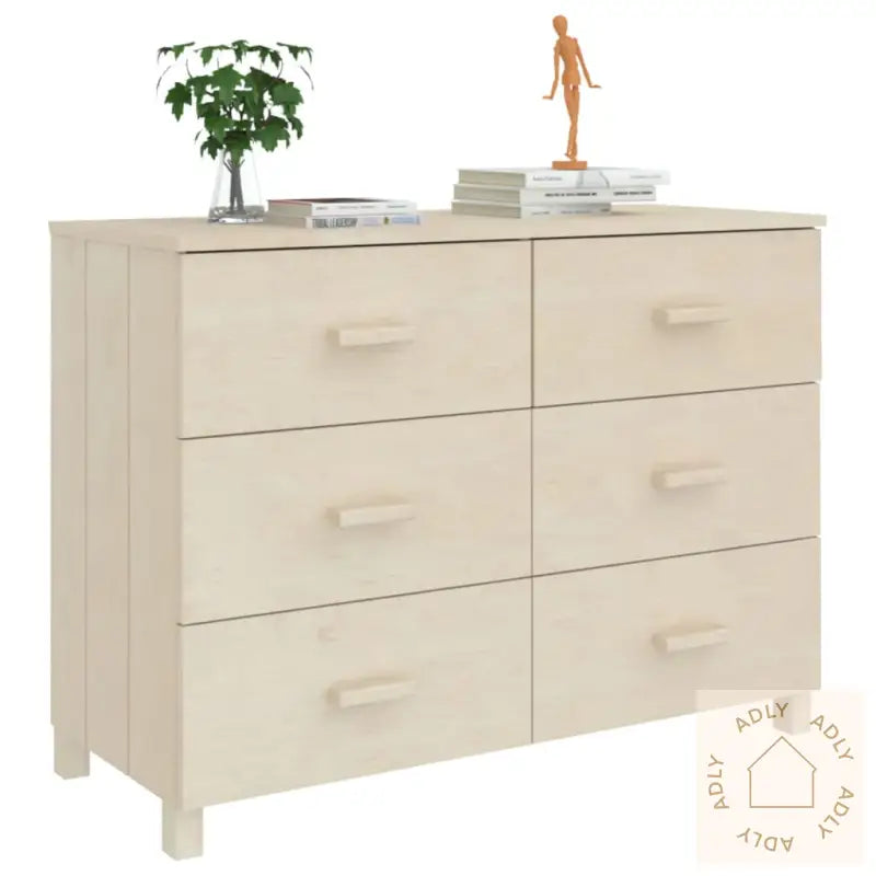 Nattbord Hamar Honningbrun 113X40X80 Cm Heltre Furu