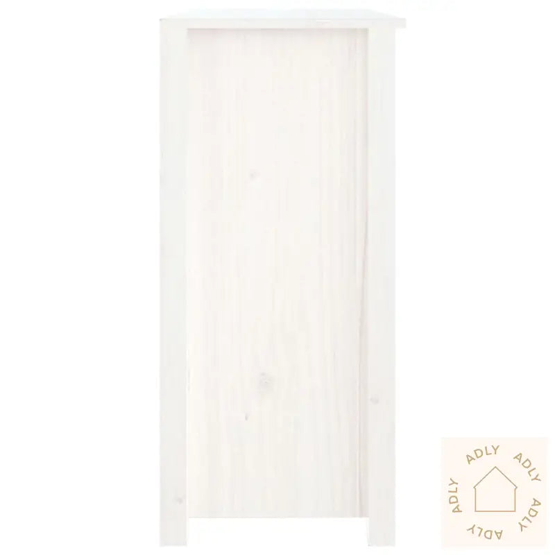 Skjenk Hvit 100X35X74 Cm Heltre Furu