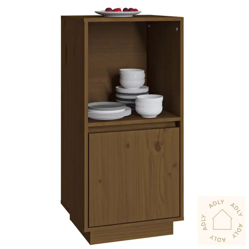 Skjenk Honningbrun 38X35X80 Heltre Furu