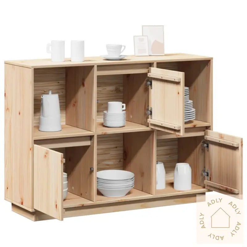 Skjenk 110,5X35X80 Cm Heltre Furu