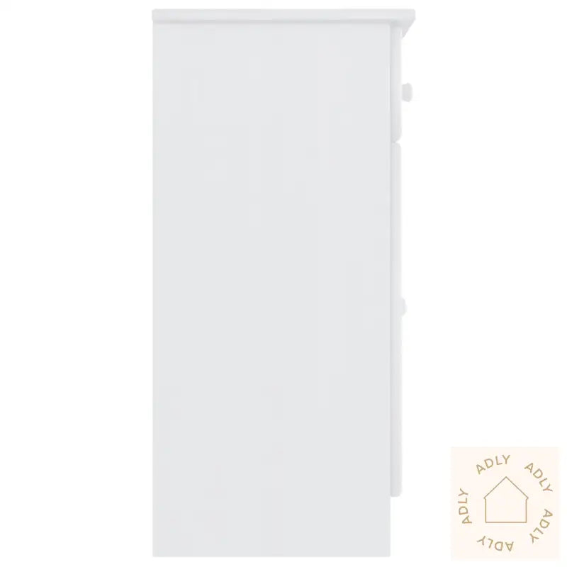 Skjenk Alta Hvit 77X35X73 Cm Heltre Furu