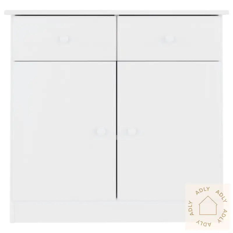 Skjenk Alta Hvit 77X35X73 Cm Heltre Furu